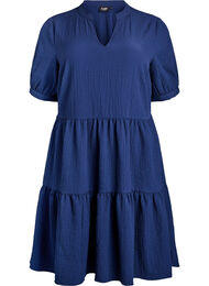 Kort A-linje kjole, Bl&aring;