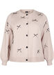 Strikket cardigan med sløyfer, Simply T. Black Bows, Packshot image number 0