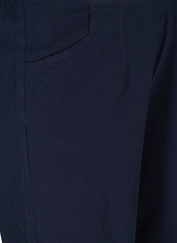 Løse culottebukser i bomull, Night Sky, Packshot image number 2