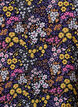 Kort A-linje kjole med blomstertrykk, Bl&aring;, Packshot image number 2
