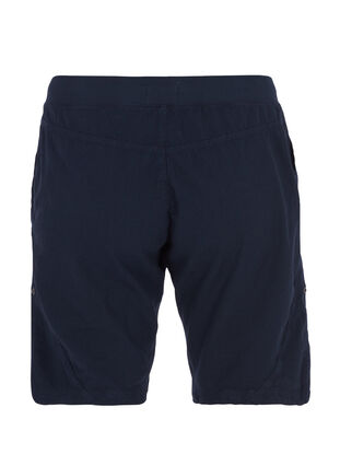 Løse shorts med lommer i bomull, Night Sky, Packshot image number 1