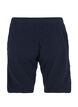 Løse shorts med lommer i bomull, Blå, Packshot image number 1