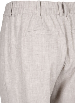 Melert bukse med strikk og knappelukking, String, Packshot image number 3