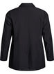 Blazer med lommer og splitter, Svart, Packshot image number 1