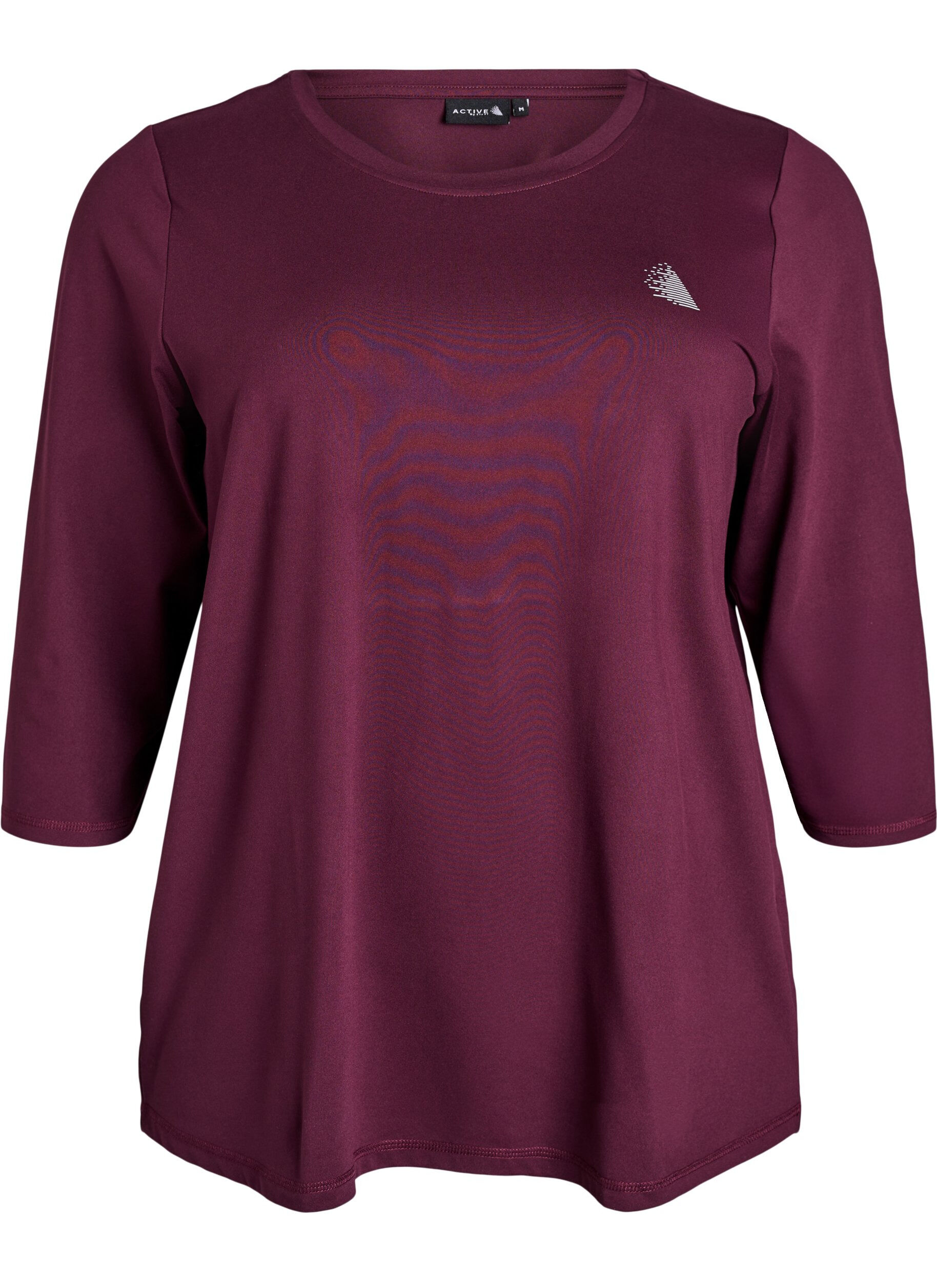 Treningsbluse med 3/4-ermer