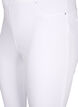 Jeggings med h&oslash;y midje, Hvit, Packshot image number 2