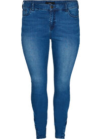 Super slim Amy jeans med sløyfe