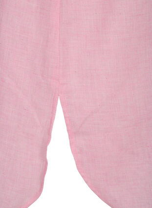 Skjorte med V-hals og lommer, Cameo Pink, Packshot image number 3