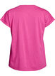 Kortermet T-skjorte i bomullsblanding, Rosa, Packshot image number 1