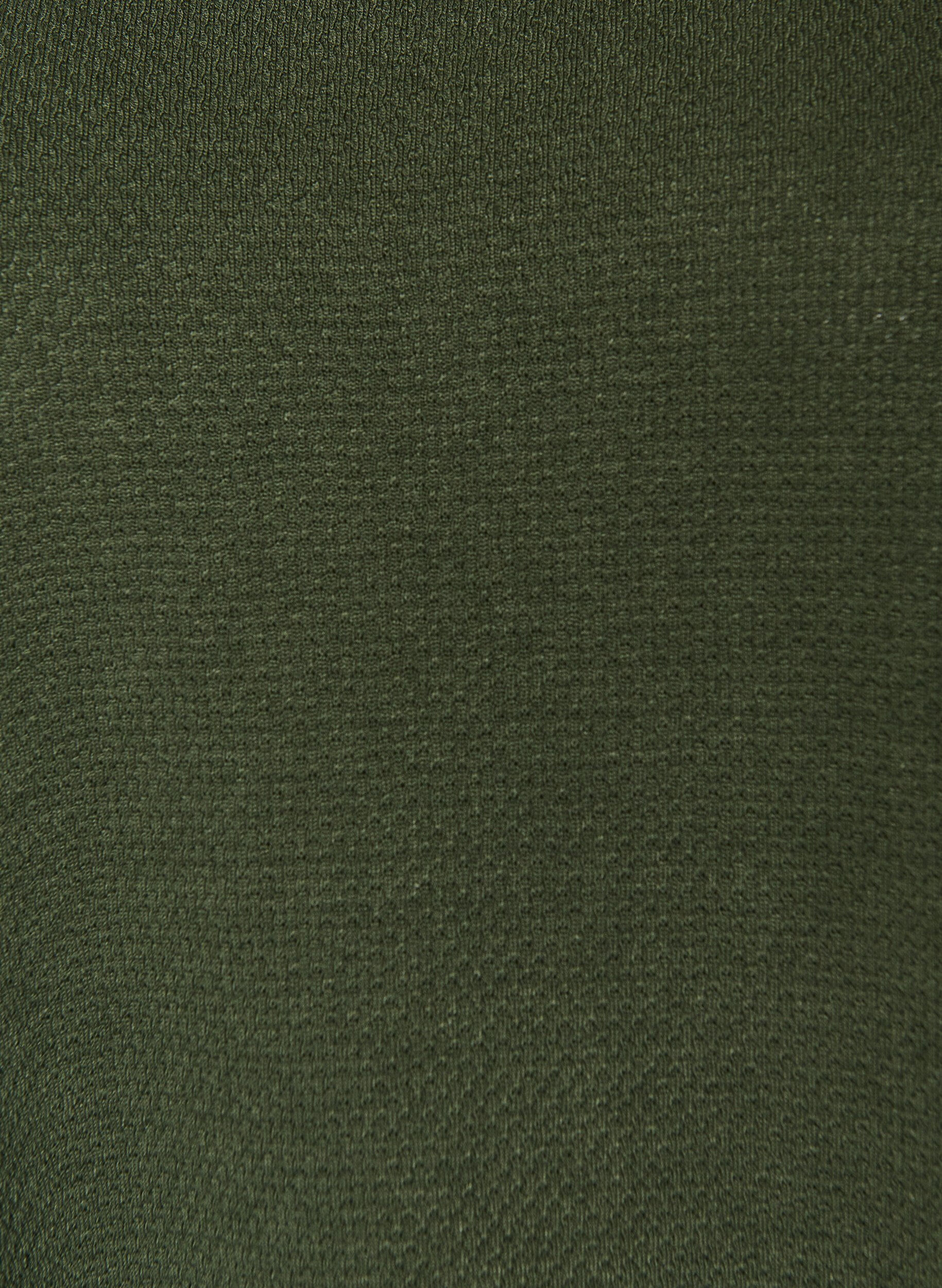 Zizzi Kort teksturert jerseykjole med rund hals, Gr&oslash;nn, Packshot image number 2