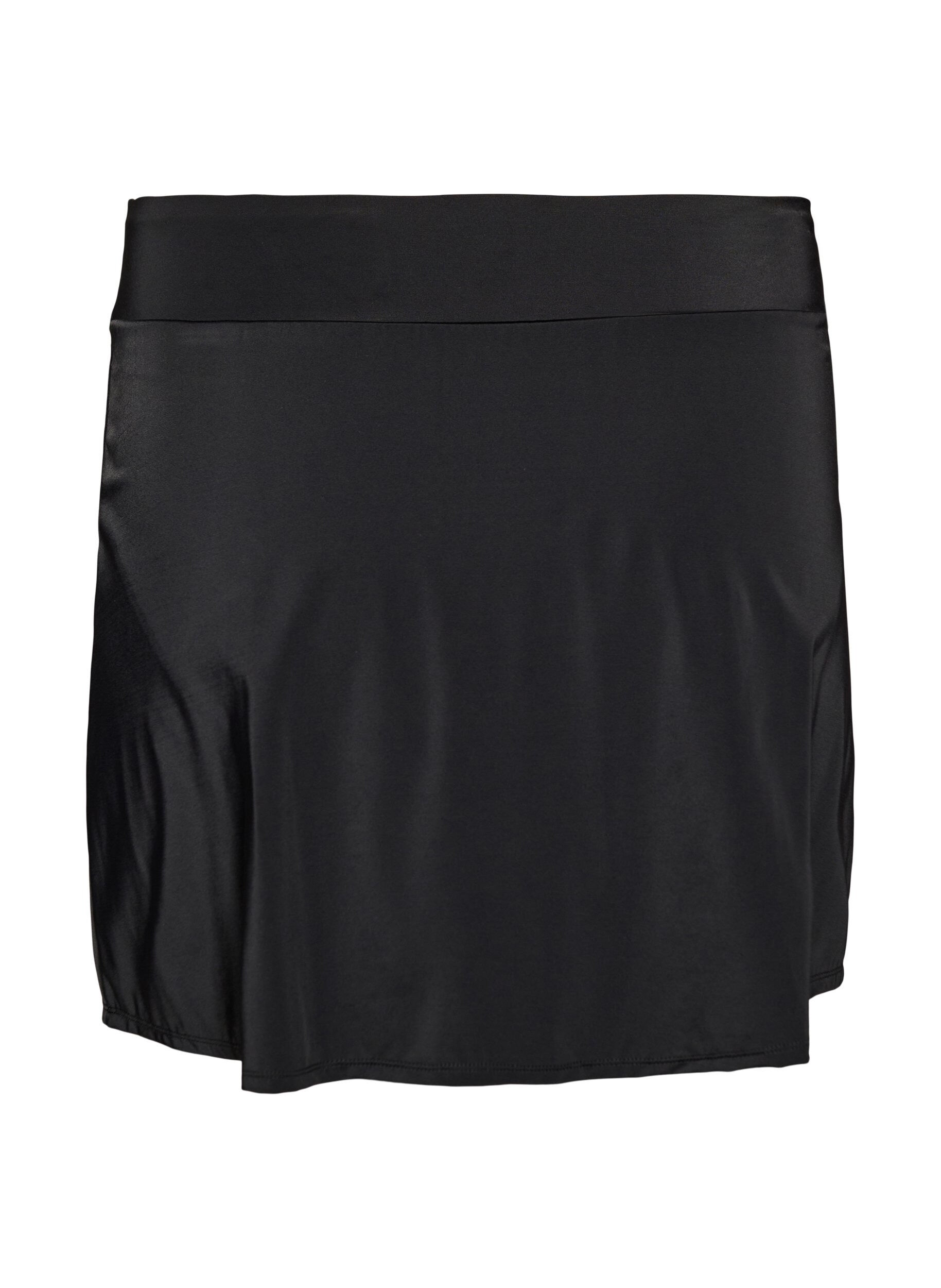 ZizziBikinitruse med brief og omslagseffekt, Svart, Packshot image number 1