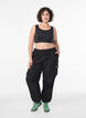Sports-bh med racerback, Svart, Model image number 1