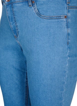Smal passform Emily jeans med perler, Light Blue, Packshot image number 2