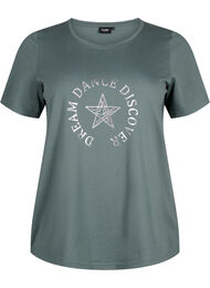 FLASH - T-skjorte med motiv, Balsam Green Star