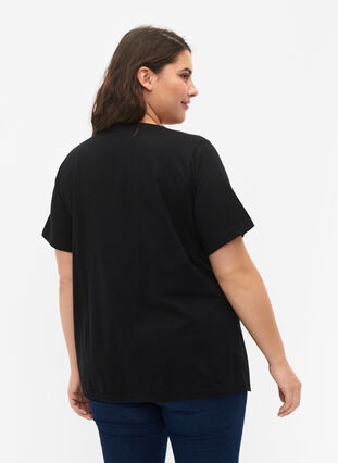 FLASH - 2 stk. T-skjorter med rund hals, Black/Black, Model image number 1