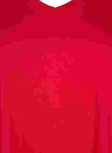 Kortermet T-skjorte med A-form, Lipstick Red, Packshot image number 2