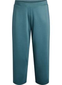 7/8 bukser i modal blanding med lommer, Grønn 7/8 bukser i modal blanding med lommer