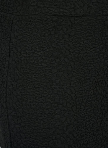 Kort skjørt med tekstur, Black, Packshot image number 2