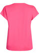 Ensfarget trenings-T-skjorte, Rosa, Packshot image number 1