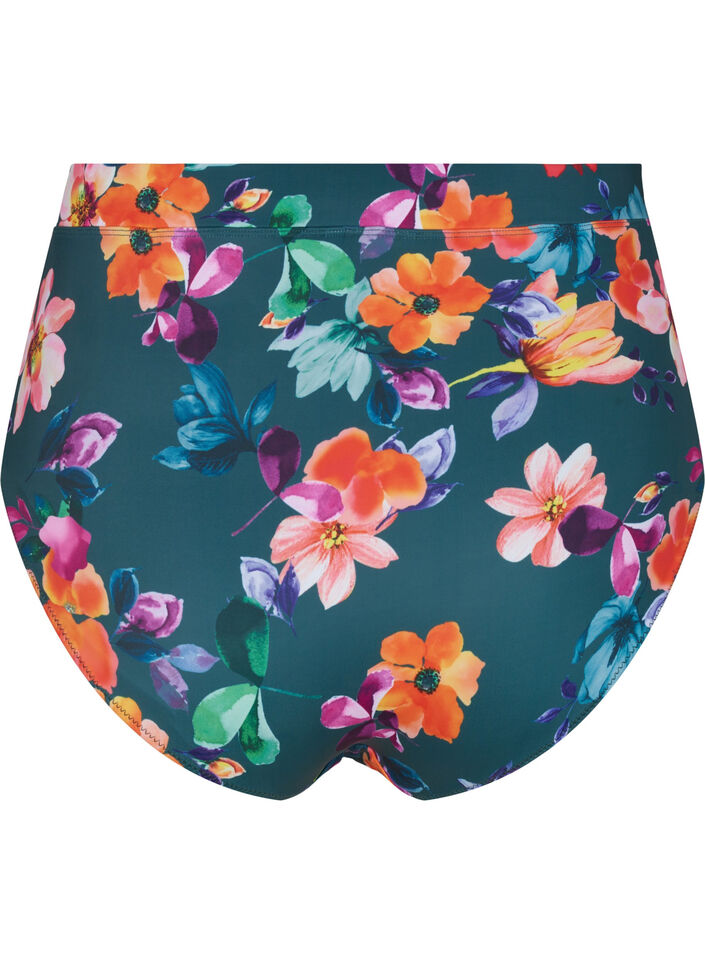 Bikinibukser med utskrift og høy midje, Meave Print, Packshot image number 1