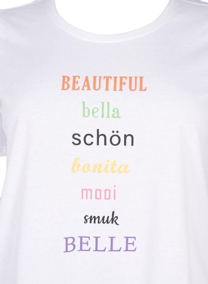 FLASH - T-skjorte med motiv, Bright White, Packshot image number 2