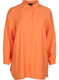 Lang skjorte i viskose, Celosia Orange