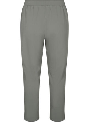 Zizzi Flash – Bukser med rett passform, Grå, Packshot image number 1