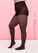 Tights med glitter og stripete mønster, Black, Model image number 0
