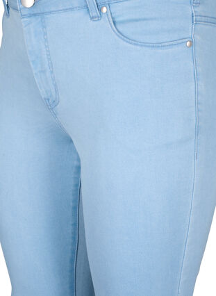 Viona jeans med normal midje, Ex Lt Blue, Packshot image number 2