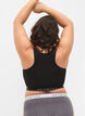 BH med en rund hals i bomull, Black/Upper Font, Model image number 1
