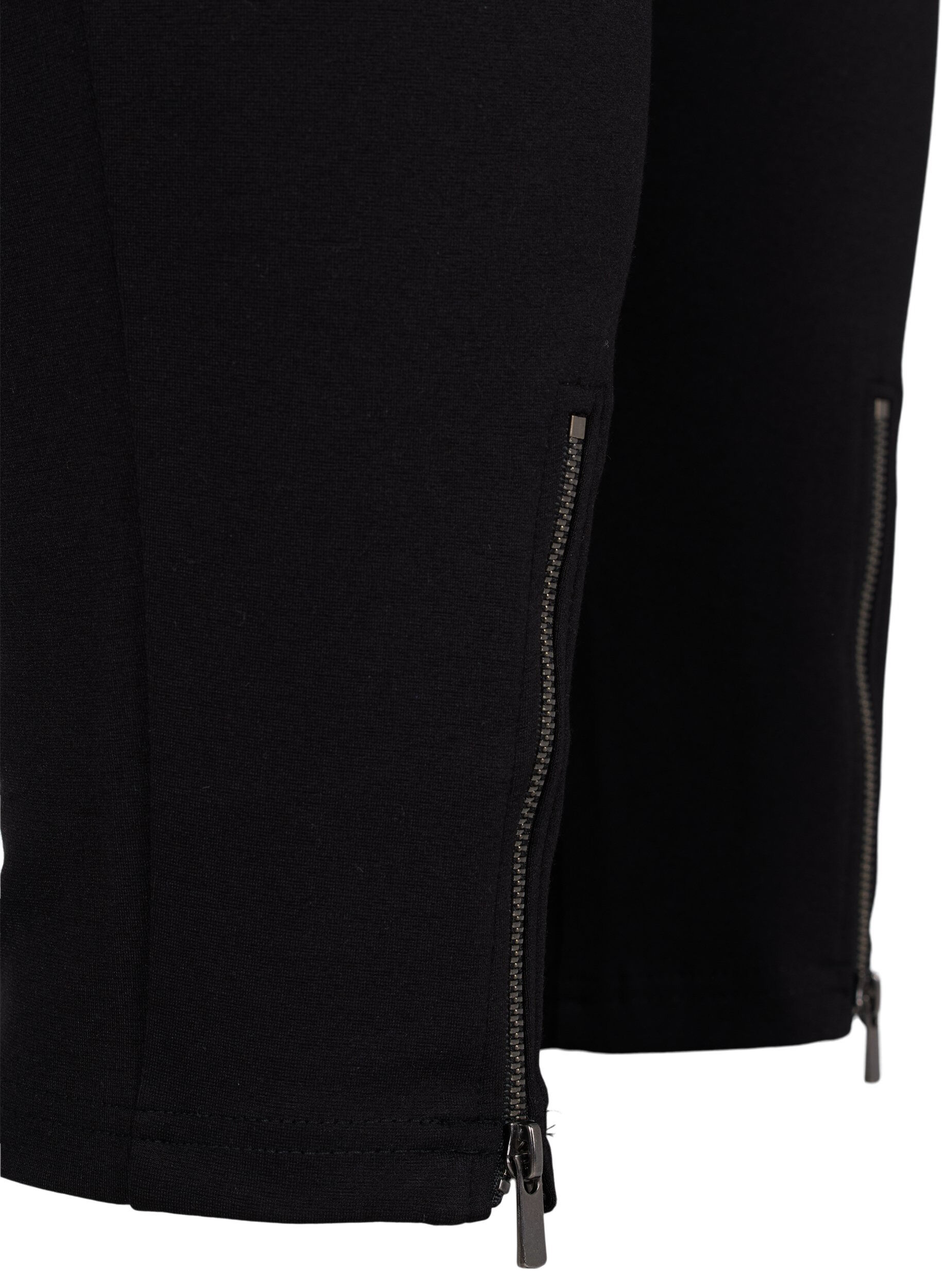 Zizzi Leggings med glidel&aring;s, Black, Packshot image number 3
