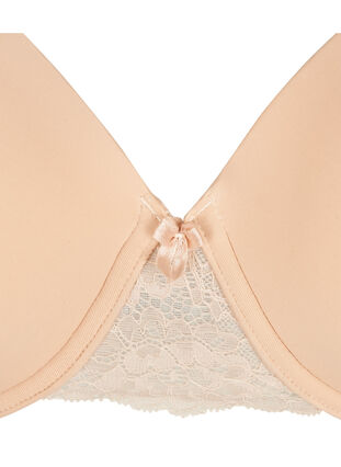 Formstøpt BH med netting, Nude, Packshot image number 2