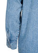 Denimskjorte med brystlommer, Blå, Packshot image number 3