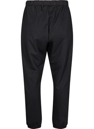 Zizzi Joggebukser med lommer, Svart, Packshot image number 1