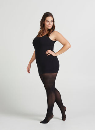 Strømpebukser 40 denier, Black, Model image number 1