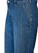Wide fit Myra jeans med h&oslash;y midje, Bl&aring;, Packshot image number 2