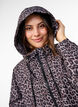 Regnjakke med lommer og hette, Brun, Model image number 3