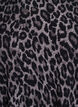 Bluse med lange ermer og leopardmønster, Grå, Packshot image number 2