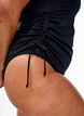 Tankini med avtagbare skåler og justerbare sider, Svart, Model image number 2