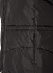 Puffer vest med justerbar midje, Svart, Packshot image number 3