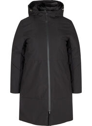 Vinterjakke med justerbar midje, Black