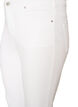 Amy super slim fit jeans med h&oslash;yt liv, Hvit, Packshot image number 2