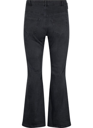 Ellen bootcut jeans med høyt liv, Grey Denim, Packshot image number 1
