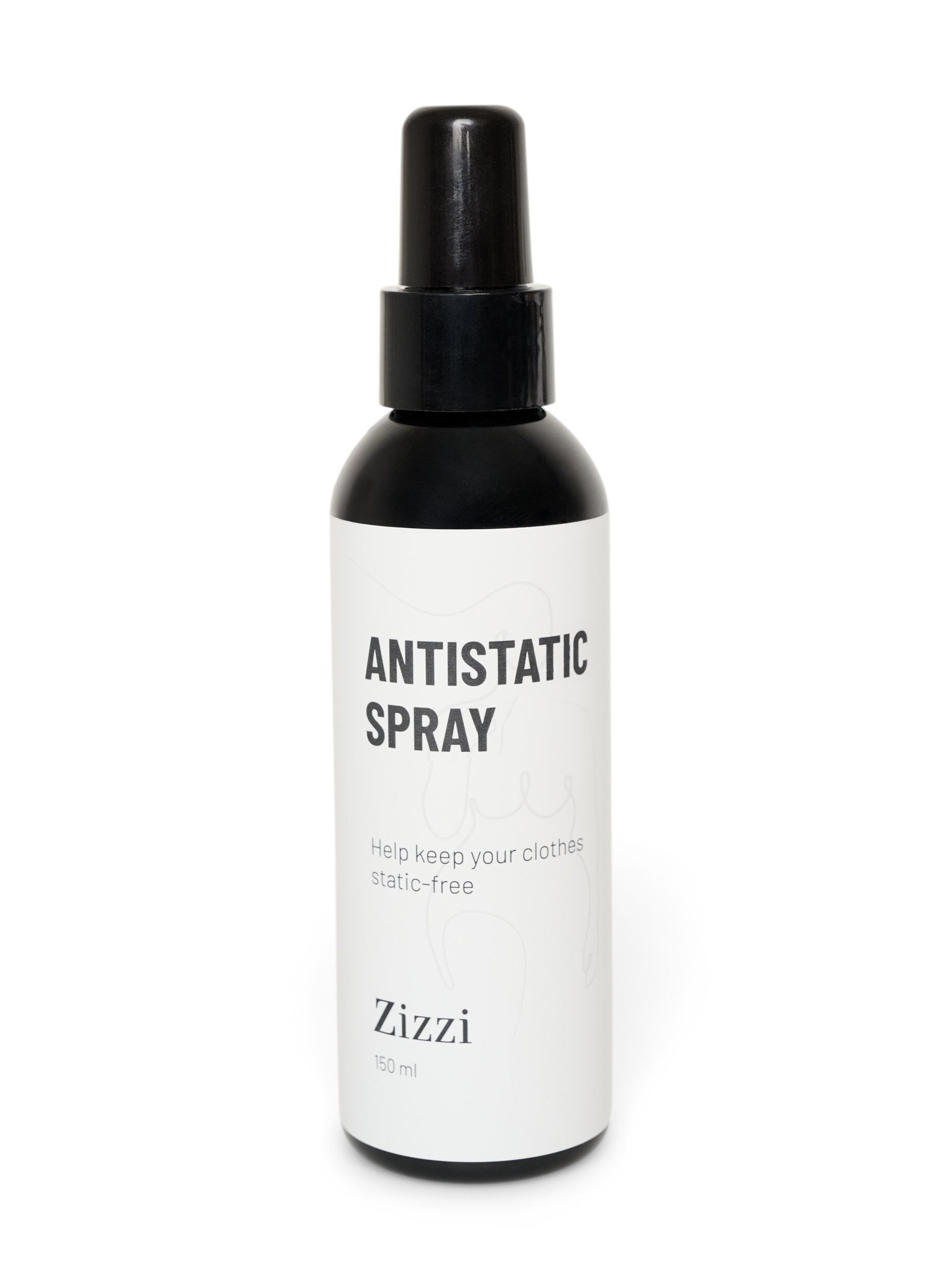 Antistatisk spray for kl&aelig;r
