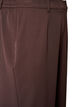 Dressbukse med h&oslash;y midje og straight fit, Brun, Packshot image number 2