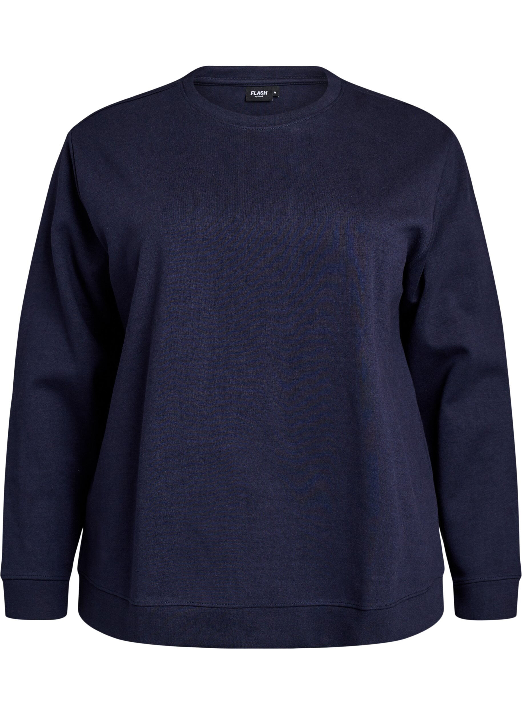 Zizzi FLASH - Genser med crewneck, Bl&aring;, Packshot image number 0