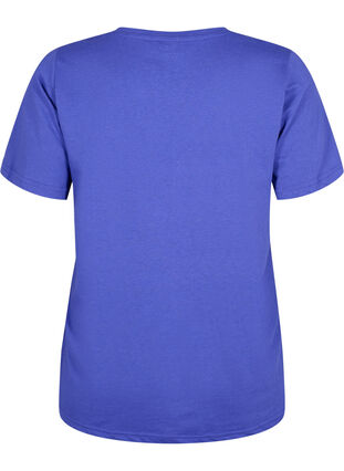 FLASH - T-skjorte med V-hals, Royal Blue, Packshot image number 1
