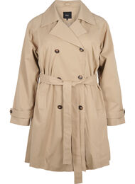 Midilang trenchcoat med belte, Incense
