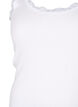 Topp med blondedetaljer, Hvit, Packshot image number 2