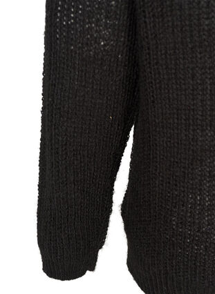 Strikket genser, Black, Packshot image number 3